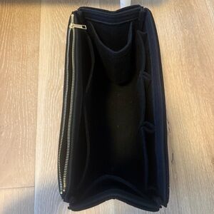 Dior Large Book Tote Organizer Insert Black Felt | TOTE Storage Accessory